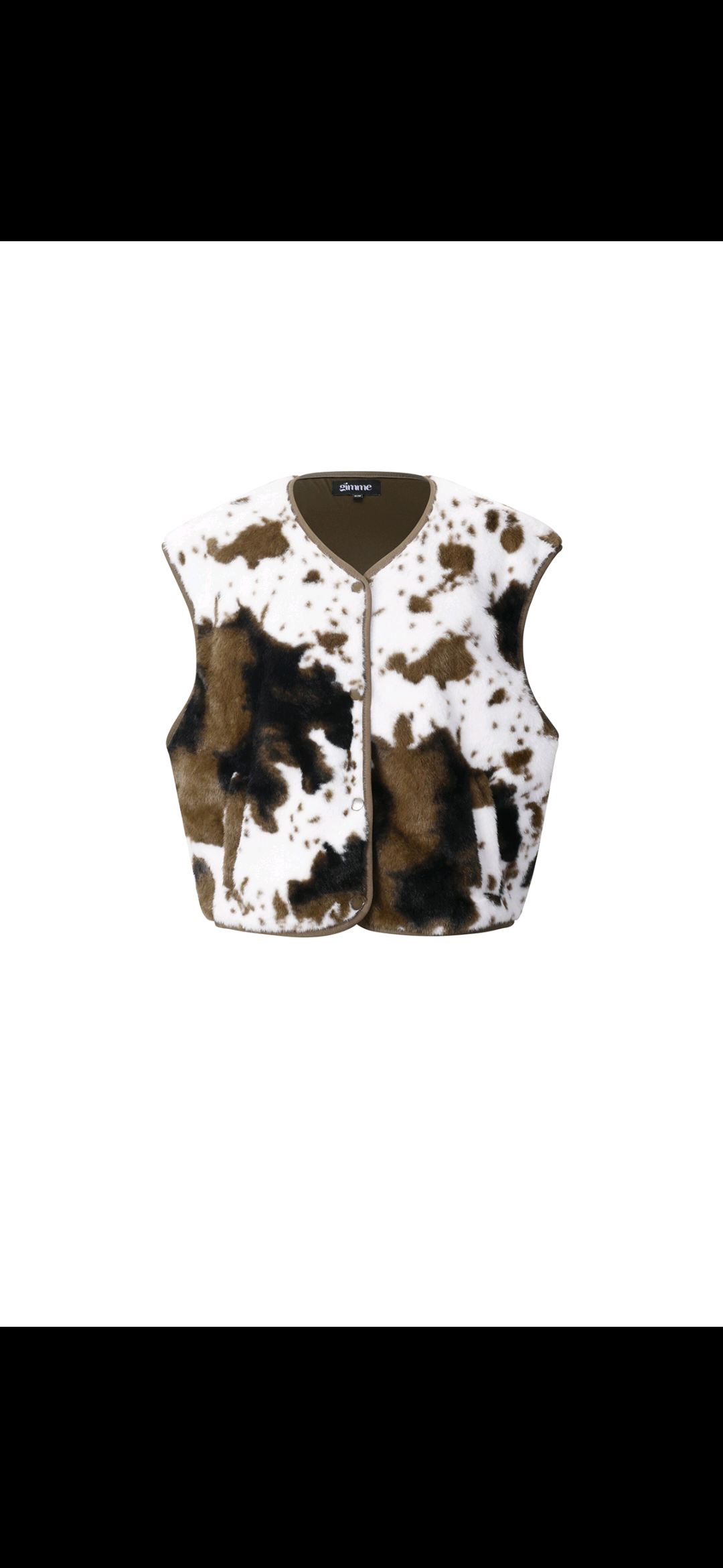 Koeienprint Gilet
