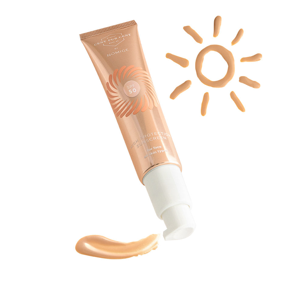 Cent Pur Cent - High Protection Sunscreen for Face by Nomige SPF 50 - SUMMER