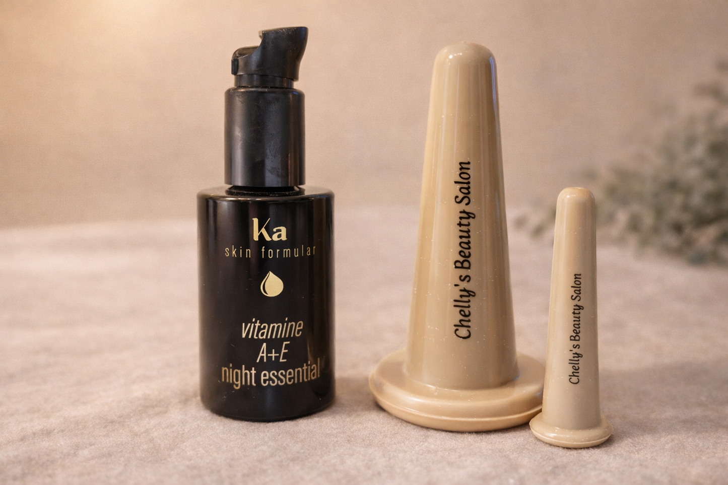 Chelly's Beauty Salon - Cuppings set + olie