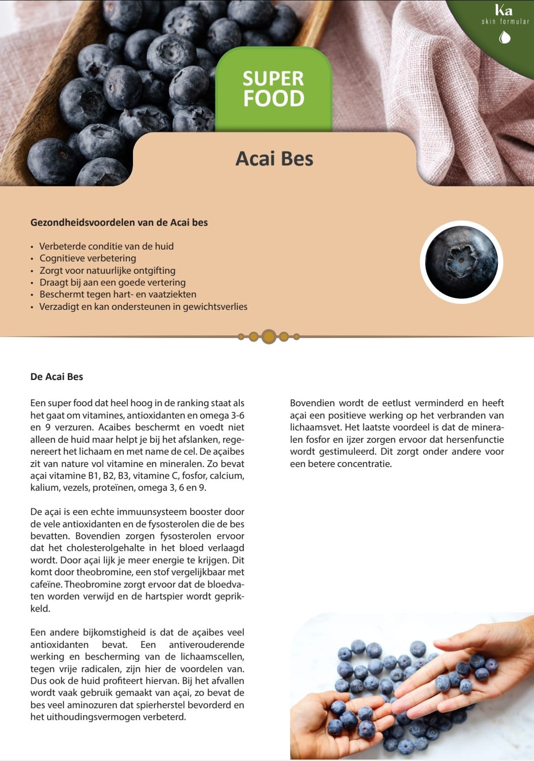 Ka Skin Formular - Acai Bes